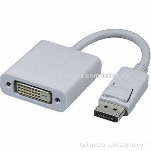 DisplayPort to DVI Cable (24 + 1), 64uA Standby Mode Current